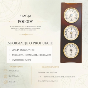 Stacja pogody 3 w 1 