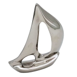 Jacht aluminiowy srebrny