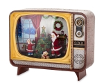 Świąteczny Telewizor z Mikołajem i pozytywką  