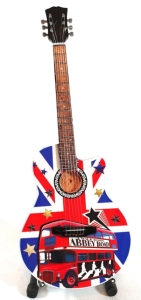 Gitara  miniaturka The Beatles 