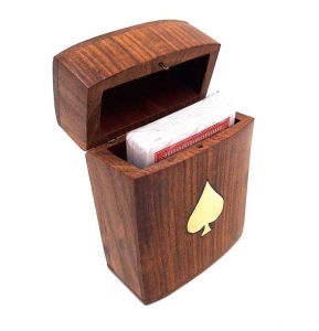 Talia kart w pudełku drewnianym 