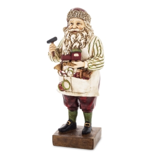 Świąteczny Mikołaj - figura dekoracyjna  