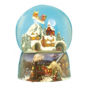 Szklana kula śnieżna z pozytywką      